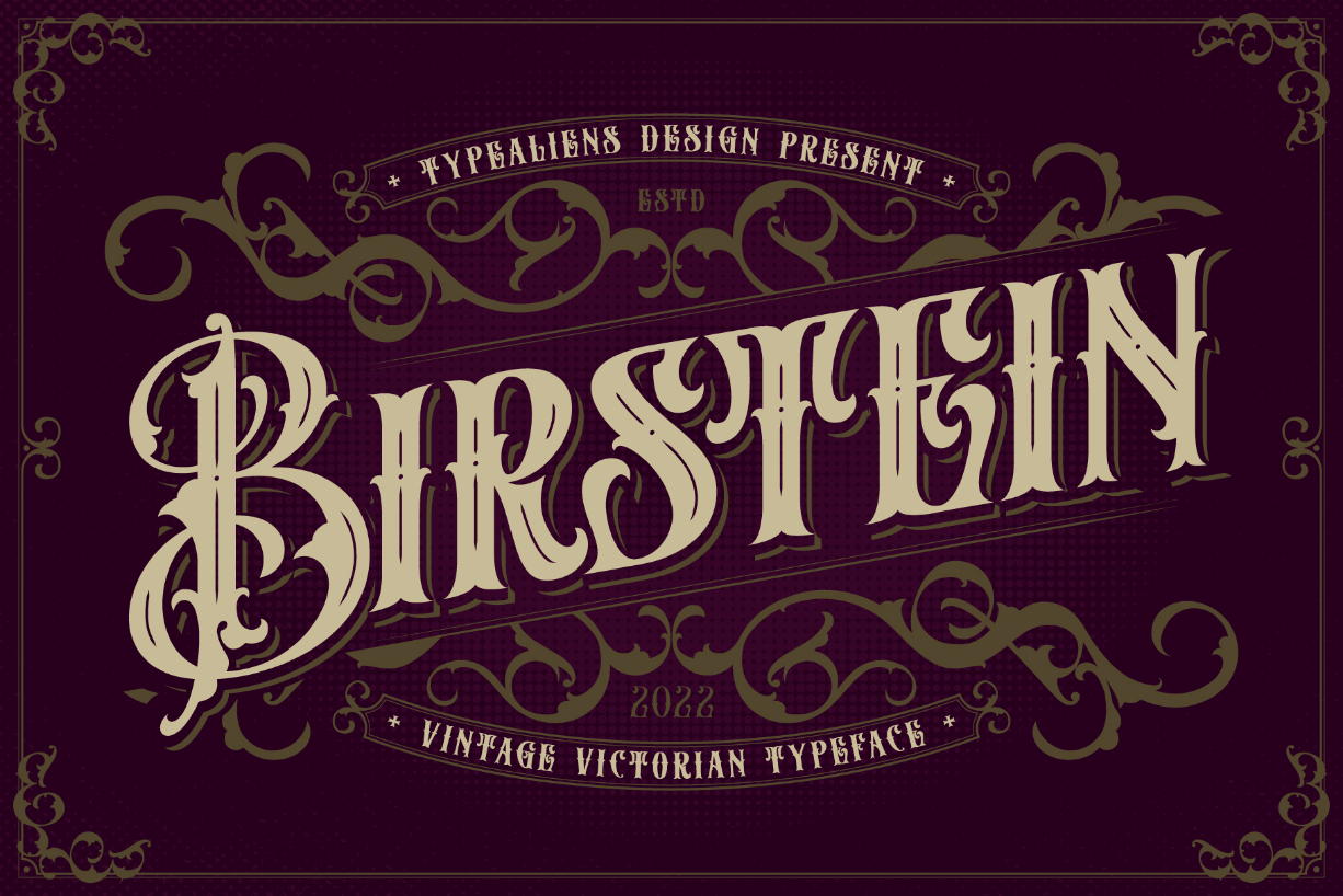 Birstein Font Poster 1