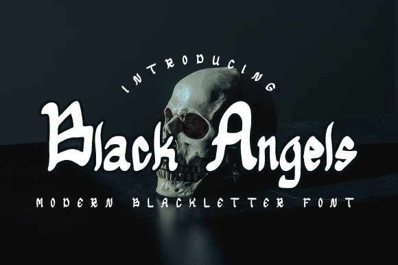 Black Angels Font