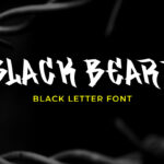 Black Beard Font Poster 1