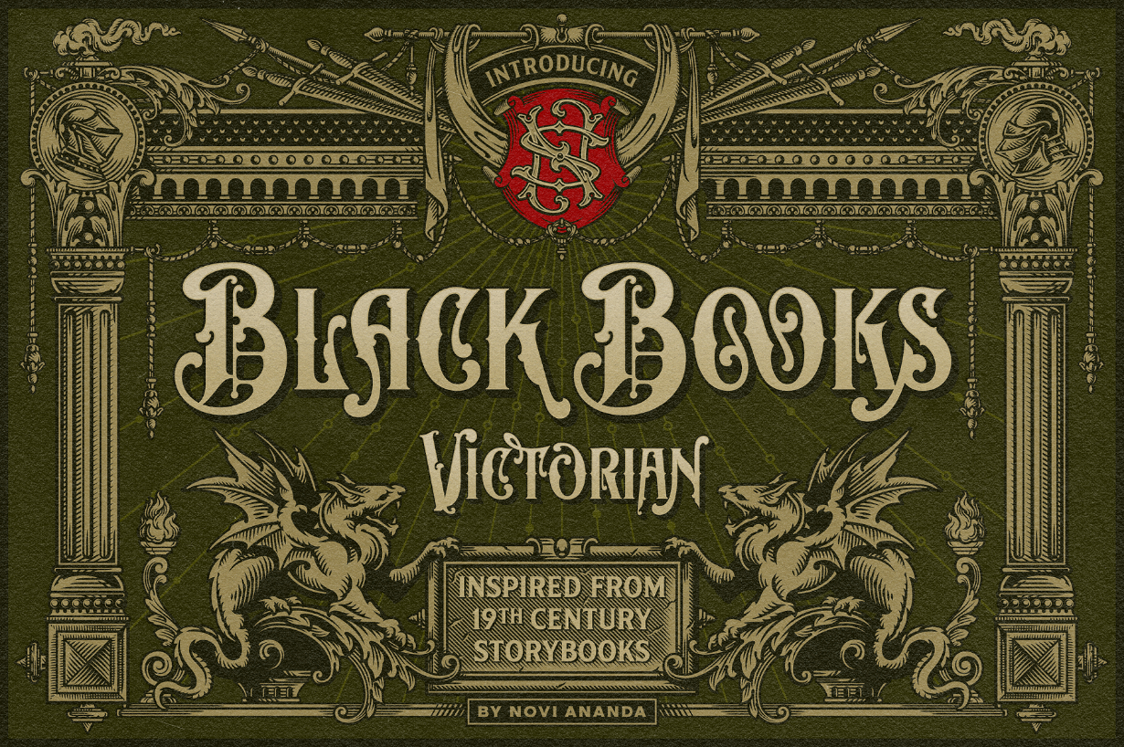 Black Books Victorian Font