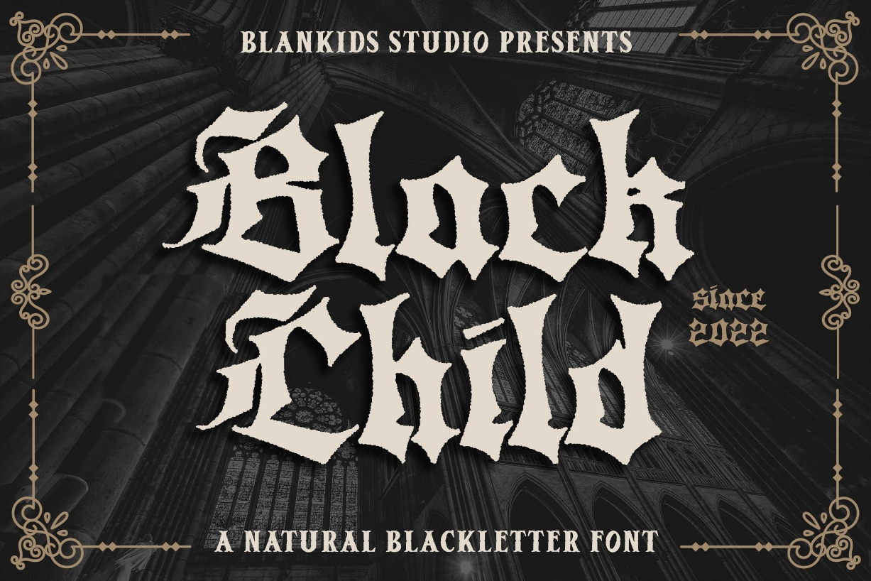 Black Child Font