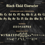 Black Child Font Poster 7