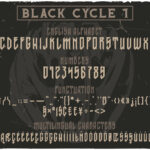 Black Cycle Font Poster 4