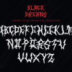 Black Dreams Font Poster 8