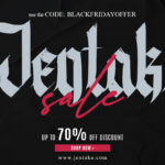 Black Jack Font Poster 7
