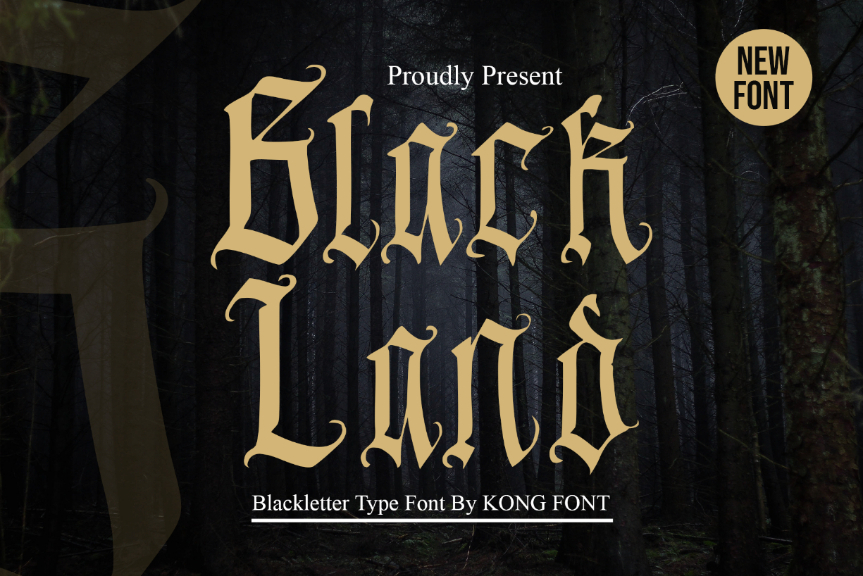 Black Land Font