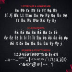 Black Letter Curve Font Poster 7