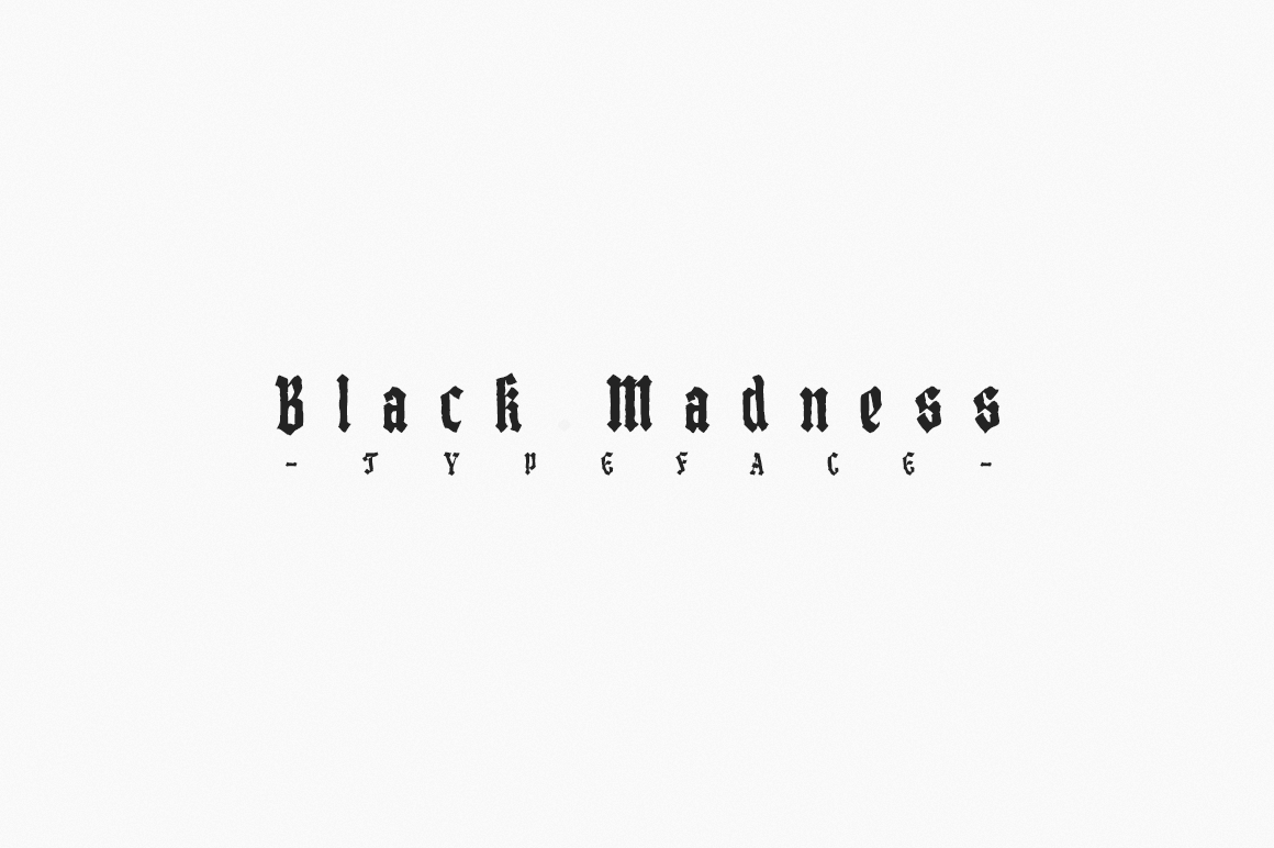Black Madness Font