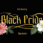 Black Pride Font Poster 3