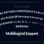 Black Quality Font Poster 6