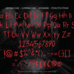 Black Slice Font Poster 8