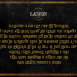 Black Vision Font Poster 5