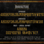 Black Vision Font Poster 6