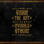 Black Vision Font Poster 7