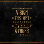 Black Vision Font Poster 7