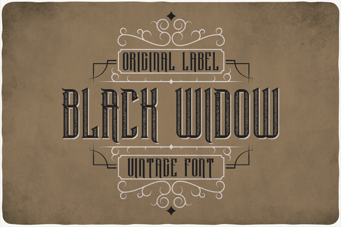 Black Widow Font