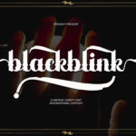 Blackblink Font Poster 3