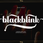 Blackblink Font Poster 1