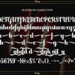 Blackblink Font Poster 6