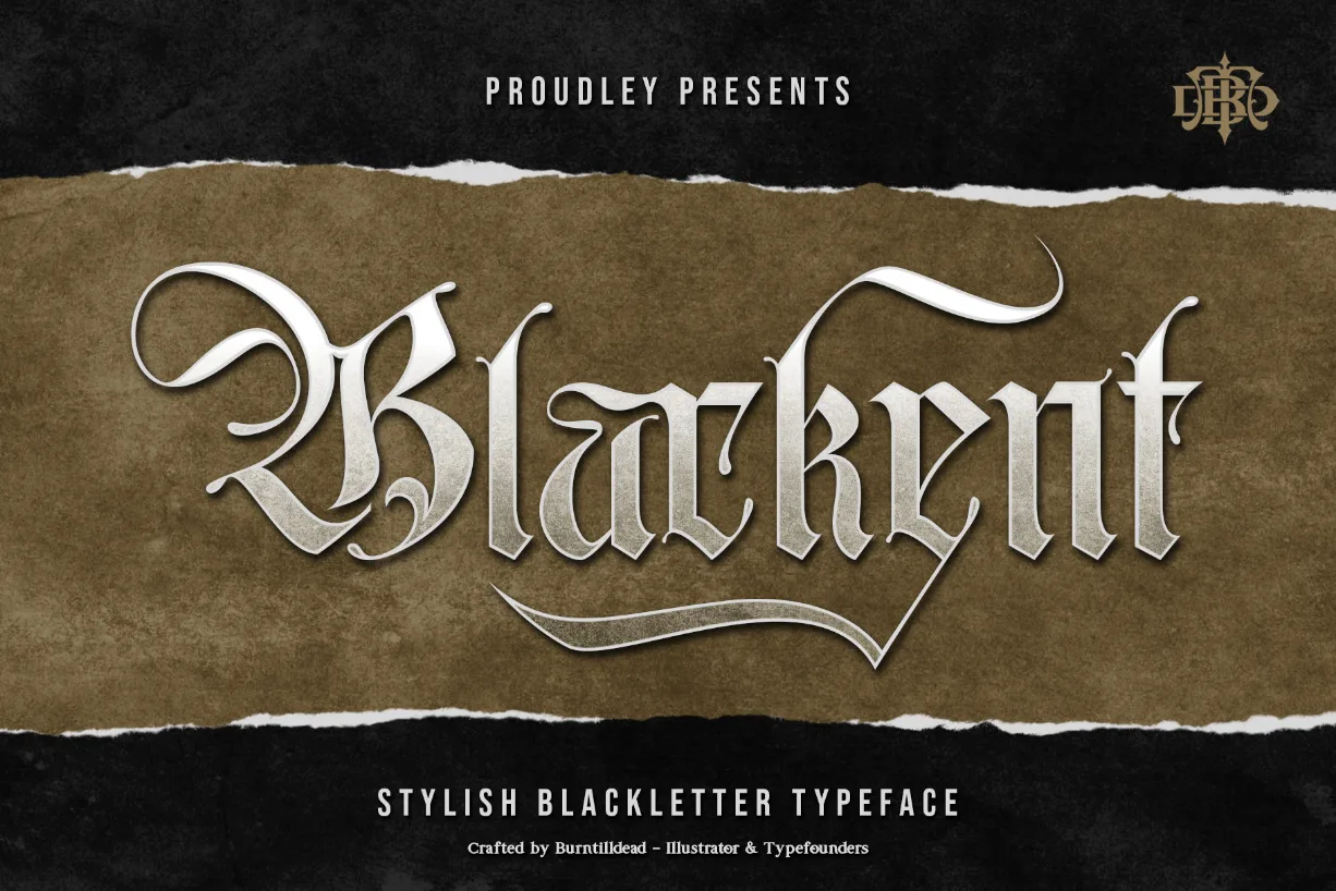 Blackent Font Blackent Font Poster 1