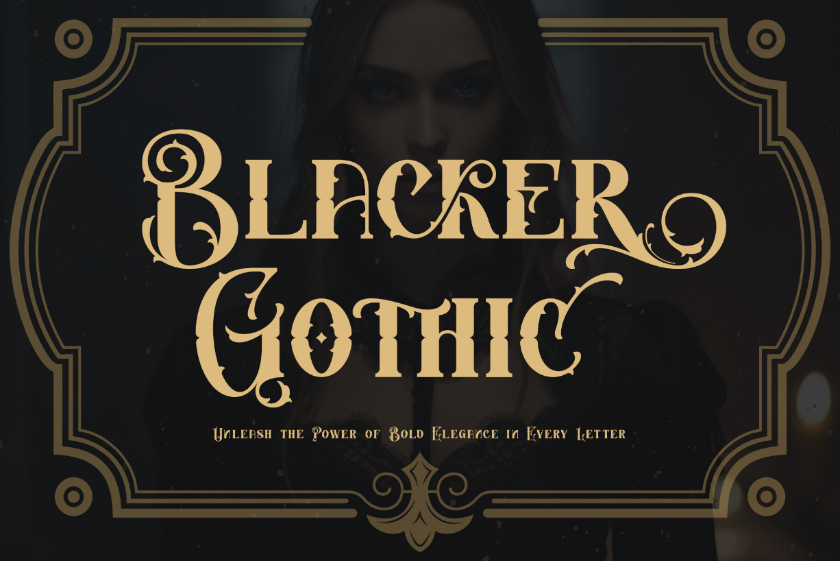 Blacker Gothic Font
