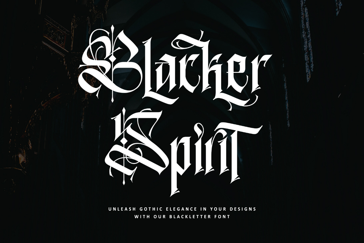 Blacker Spirit Font