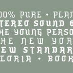 Blackhead Font Poster 6