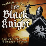 About Blackknight Font Poster 3