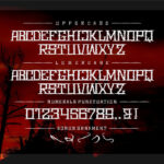 Blacknite Font Poster 8