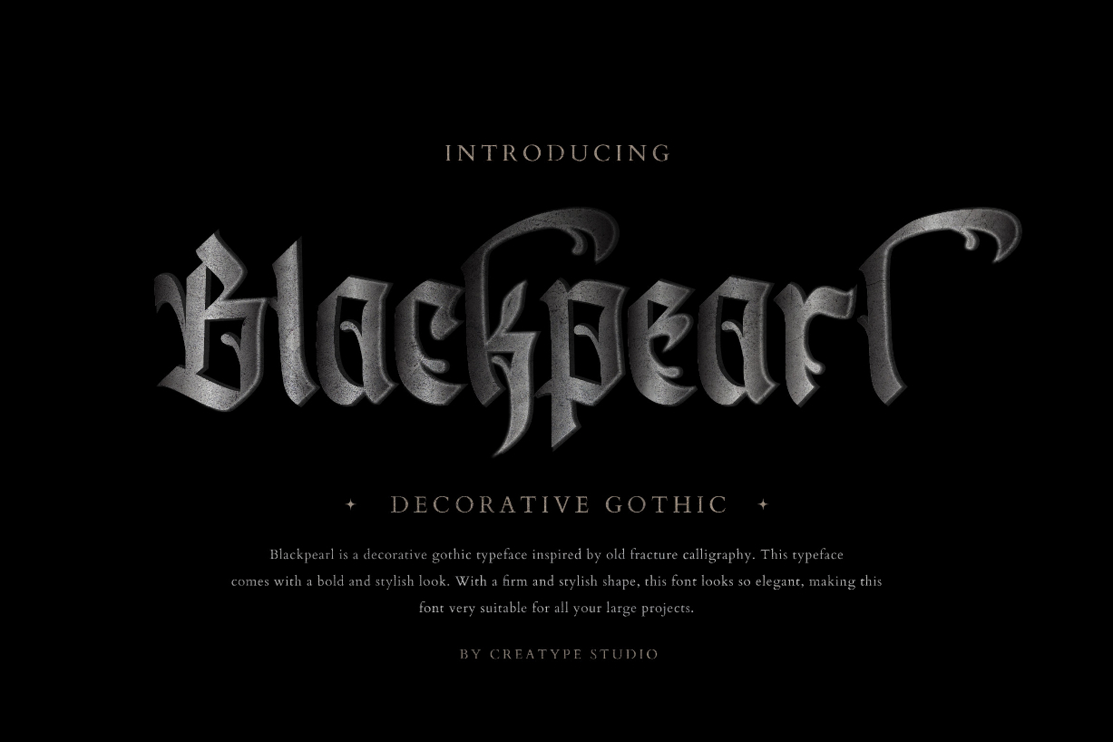 Blackpearl Font