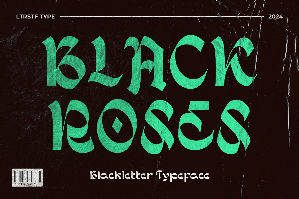 About Blackroses Font Poster 1