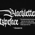 Blackside Font Poster 4