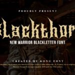 Blackthorn Font Poster 3