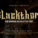 Blackthorn Font Poster 1