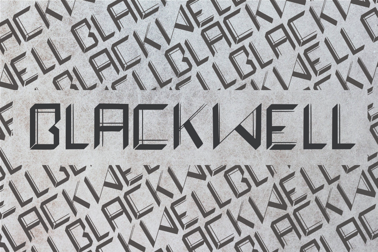 Blackwell Font Poster 1