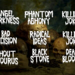 Bloodes Font Poster 6