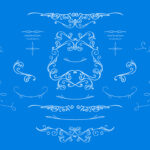 Blue Angel Font Poster 6