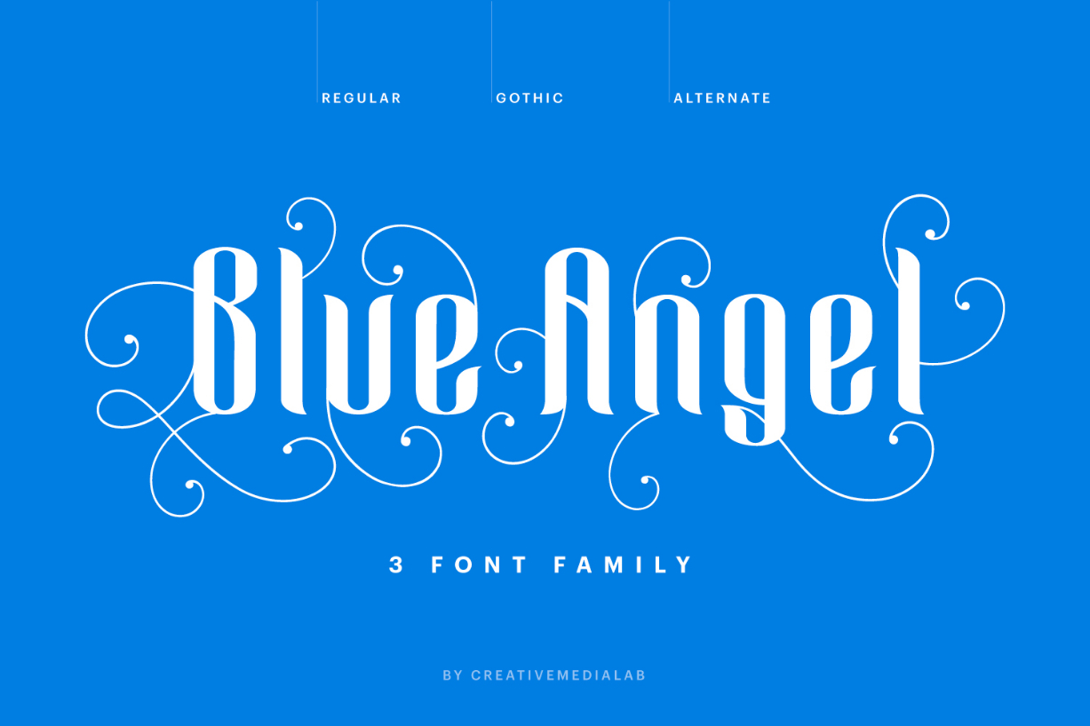 Blue Angel Font