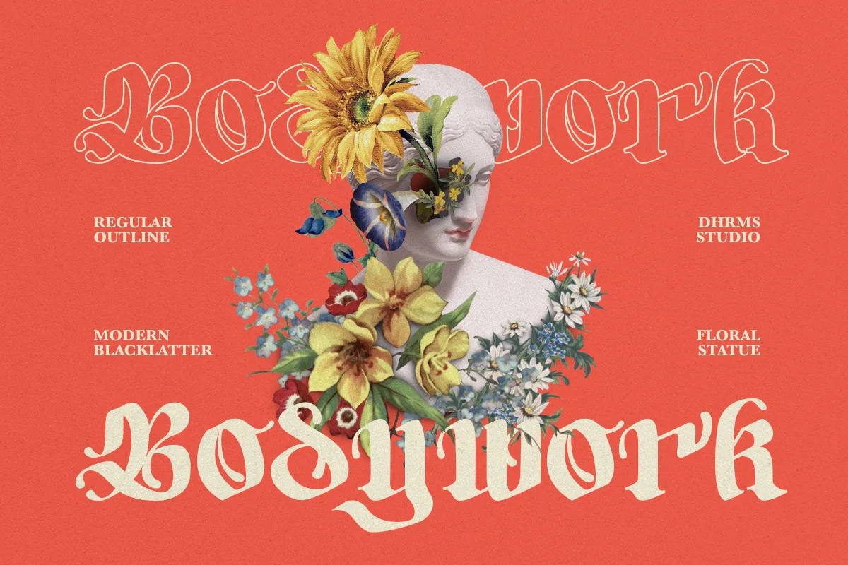 Bodywork Font Poster 1