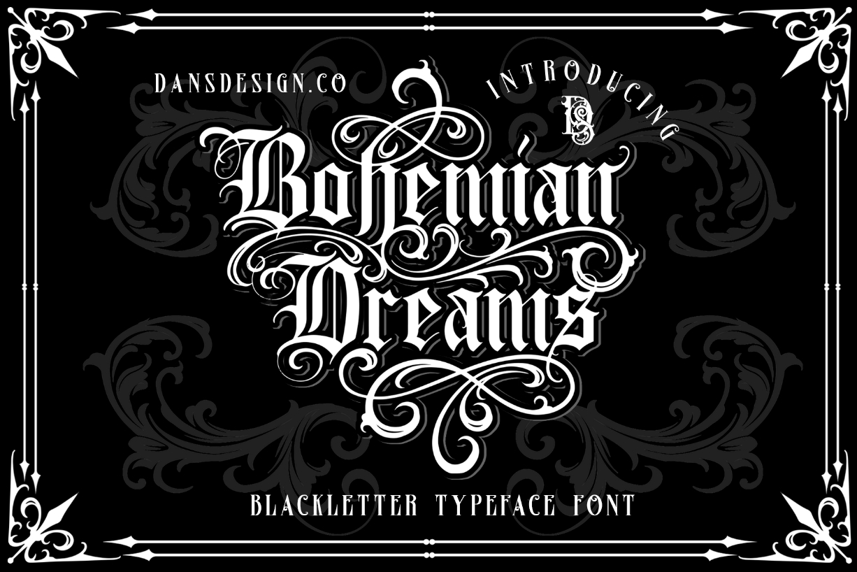 Bohemian Dreams Font Poster 1