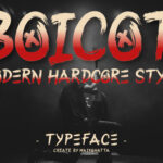 Boicot Font Poster 3