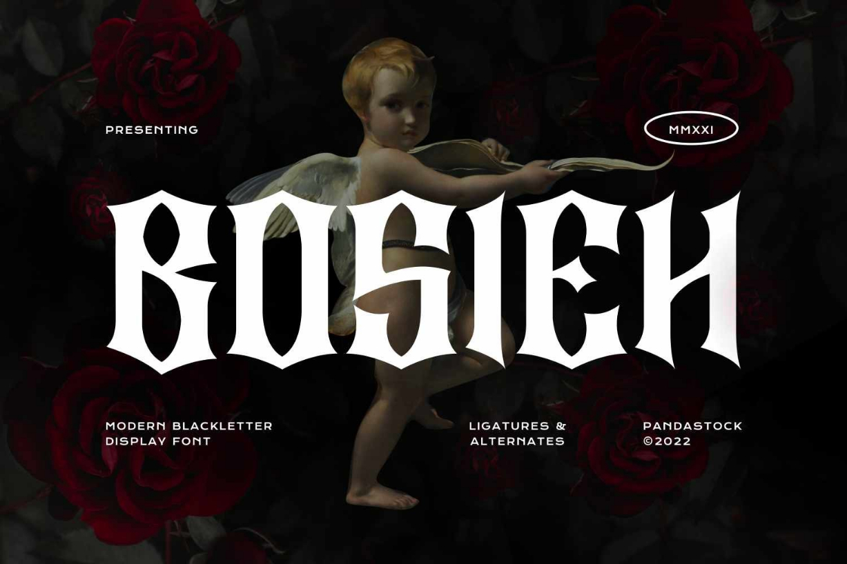 Bosieh Font Poster 1