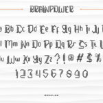 Brainpower Font Poster 7