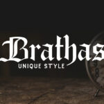 Brathas Font Poster 3