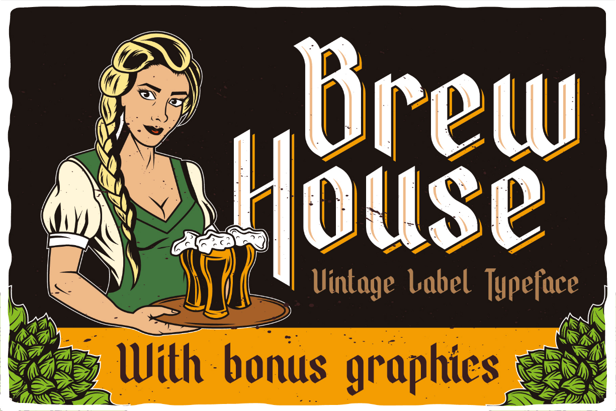 Brew House Font Poster 1