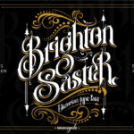 Brighton Saster Font Poster 3