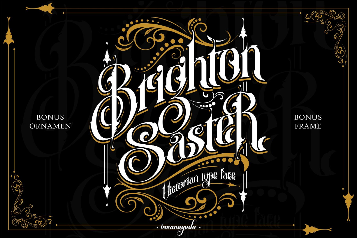 Brighton Saster Font