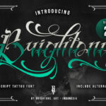 Brightone Font Poster 3