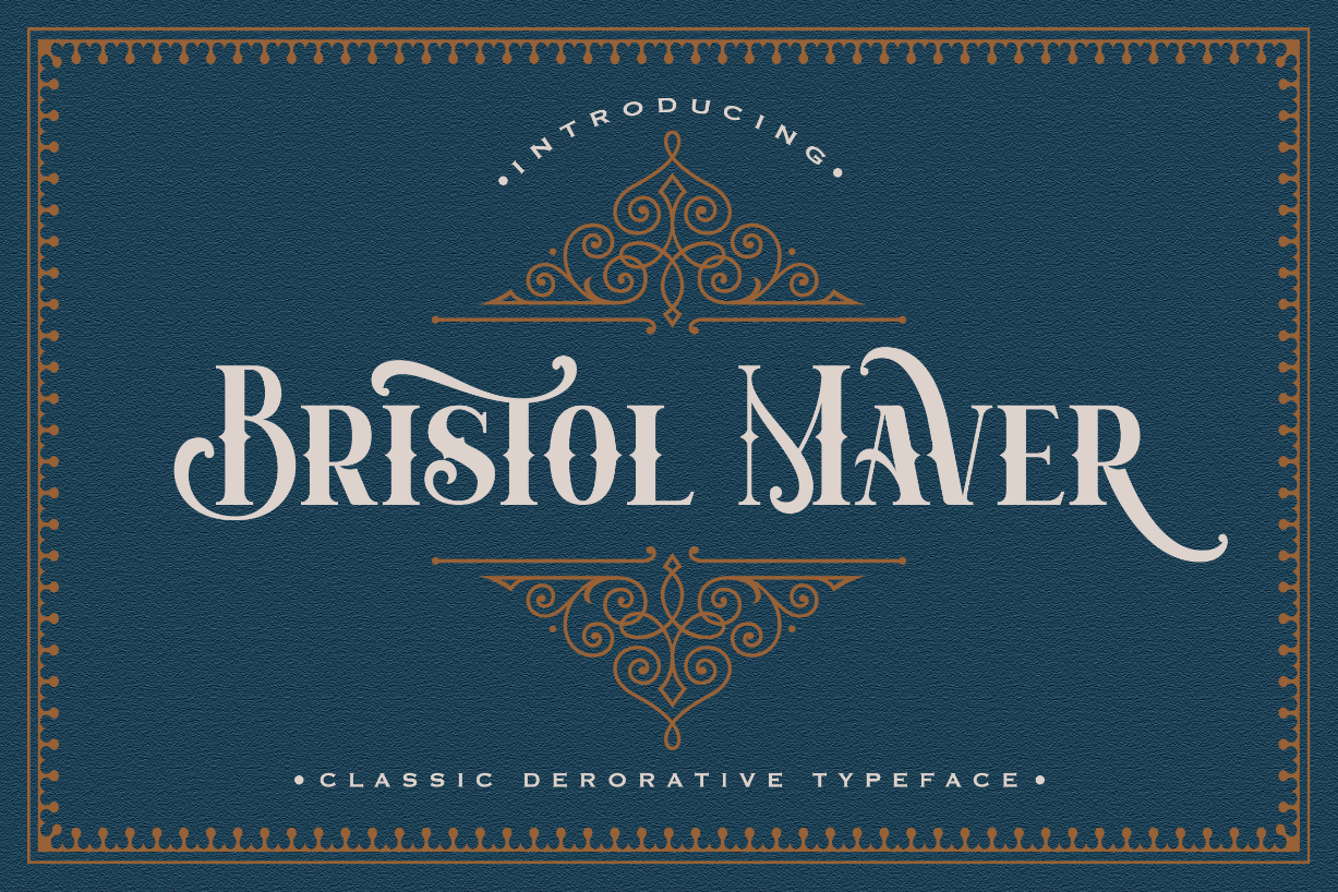 Bristol Maver Font Poster 1