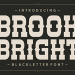 Brook Bright Font Poster 3